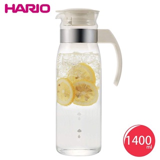 🌟附發票🌟HARIO 米白 黑灰 便利冷水壺1400ml RPLN-14 便利冷水壺 咖啡壺 玻璃壺 花茶壺 冷水壺