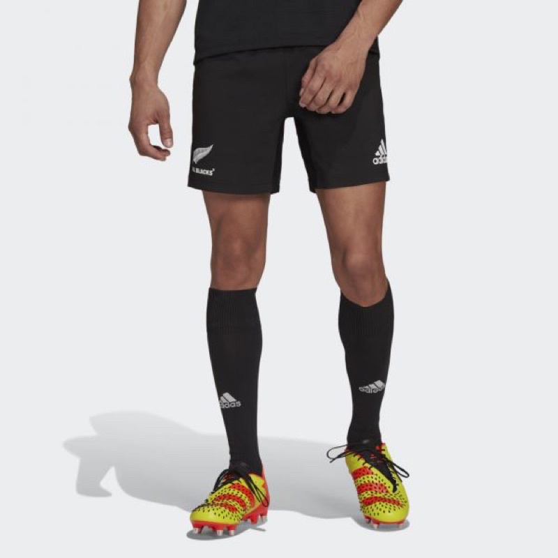 L日本 全黑隊 ALL BLACKS 復刻版主場短褲adidas 橄欖球 球褲 短褲 Gu1913