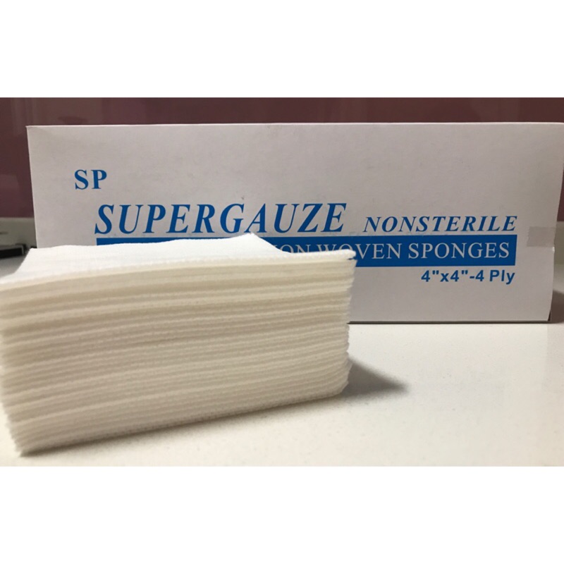 『現貨』SUPERGAUZE 嬰兒清潔紗布巾 200枚入 美容巾 口腔巾 乾濕兩用