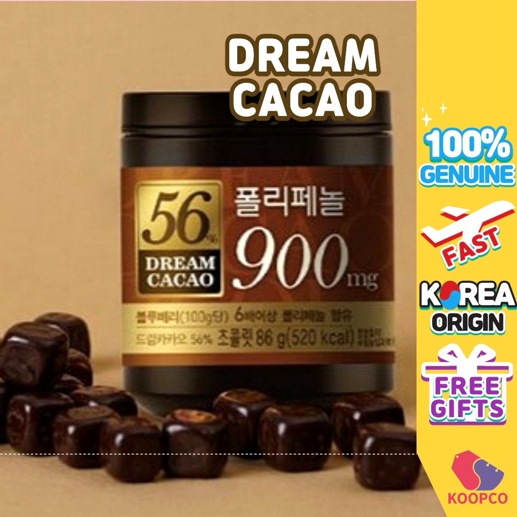 Lotte Dream Cacao 56% 多酚巧克力 86g / 韓國食品
