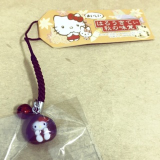 日本限定Hello Kitty秋天的味覺 甘栗吊飾