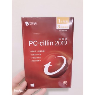 pc cillin 2019防毒版三年一機公司貨 電腦 筆電