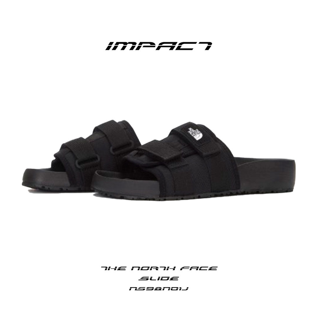 The North Face Slide 黑 綠 魔鬼氈 輕便 涼鞋 拖鞋 北臉 北面  北臉拖 IMPACT