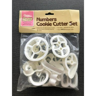 美國 Wilton Numbers Cookie Cutter Set(13入) 惠爾通數字餅乾切模套組