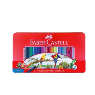 ✨星星文具✨Faber-Castell 輝柏 水性 油性 色鉛筆 60色 紅色鐵盒裝 115965 115893