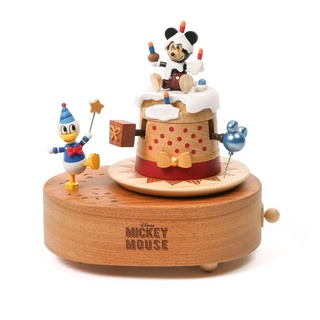 【米奇蛋糕】雙旋上下動音樂盒1061128 ( Wooderful life/迪士尼/收藏品/禮品 )《豐年季小舖》