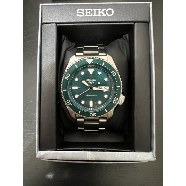 SEIKO 精工5號 綠水鬼機械錶 SRPD61K1