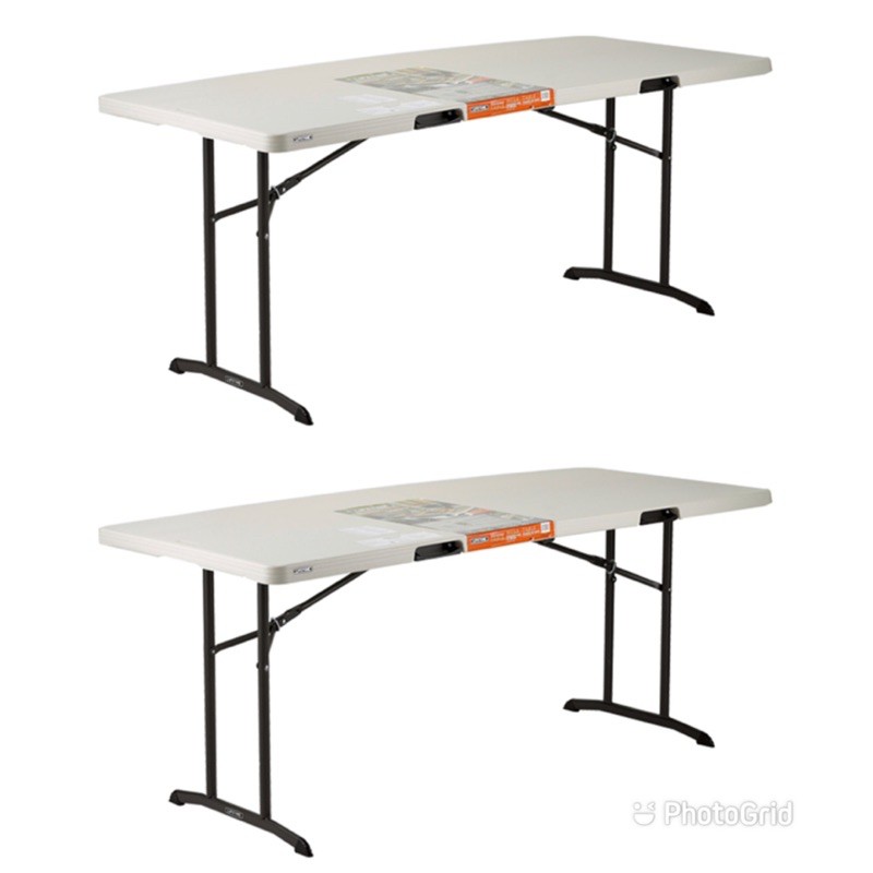 「Mavvvis0331專屬」Lifetime 工業級6呎折疊桌X2張-吉兒好市多COSTCO線上代購