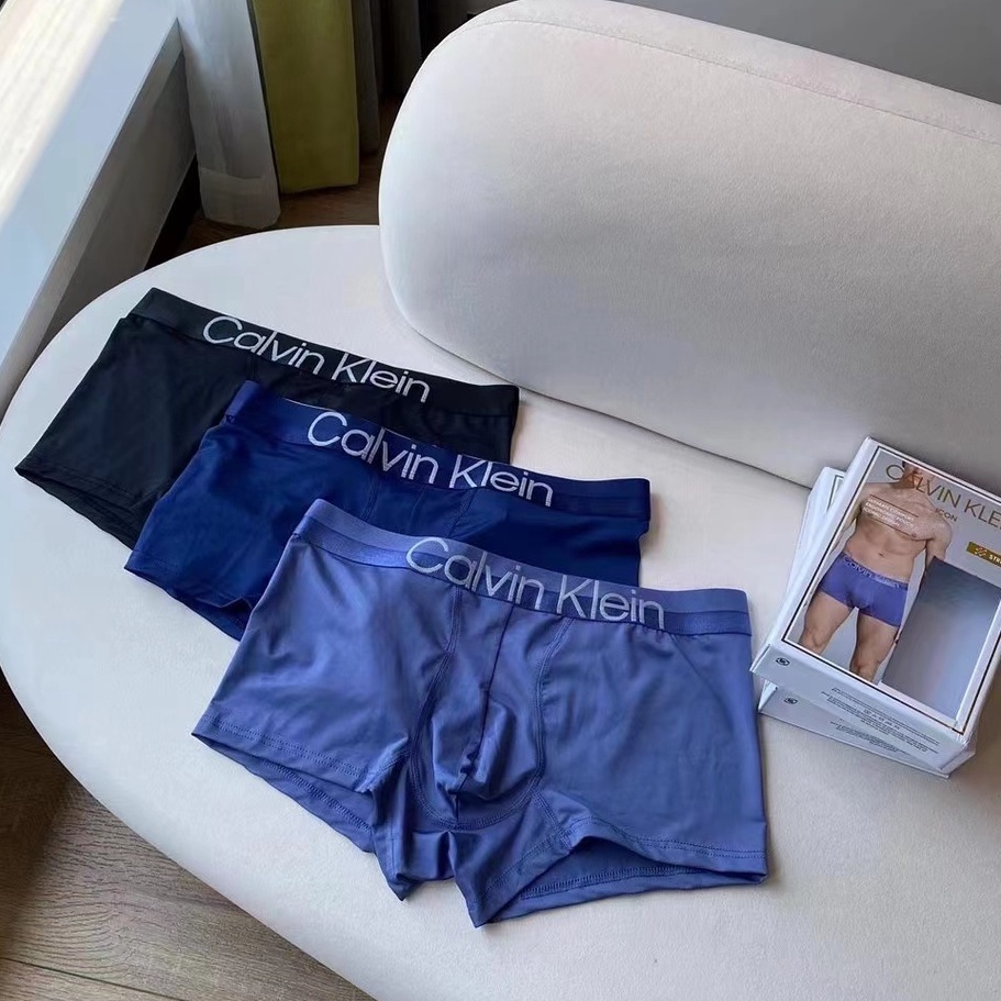 【momo媽美國代購🚀】🔥 Calvin Klein 男士內褲 CK 冰絲莫代爾 透氣 抗菌 平角褲 四角內褲