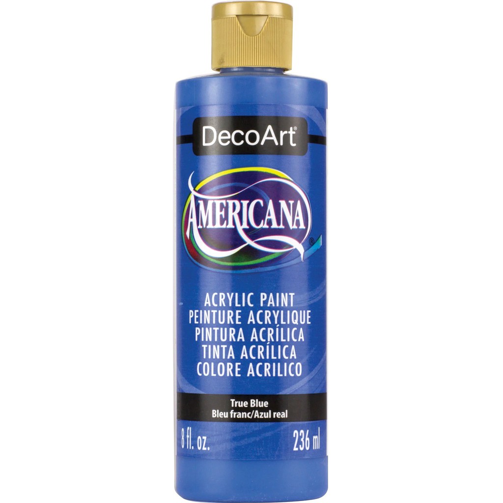 DecoArt 正藍色 True Blue 236 ml Americana 壓克力顏料 - DAO36 （ 美國 ）