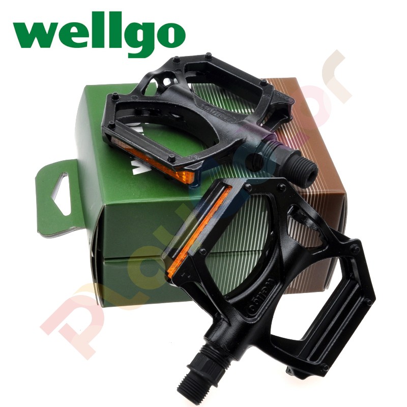 【wellgo M195 踏板】大面積 平價款 反光 維格 MTB 登山車 玩色單車【2065742】