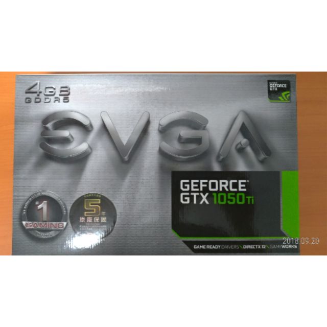 艾維克 EVGA GTX 1050Ti 4GB 顯示卡