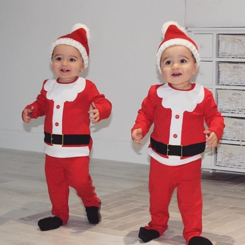 ✨現貨✨兒童 男童 聖誕節服裝 三件式聖誕服裝