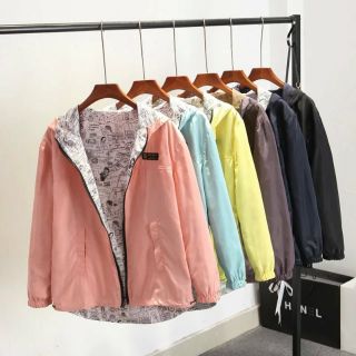 🎉秋天來了🎉廠家直銷 秋季新款女裝日寬鬆韓版學生兩面穿風衣外套女春秋上衣 防風外套 高質感
