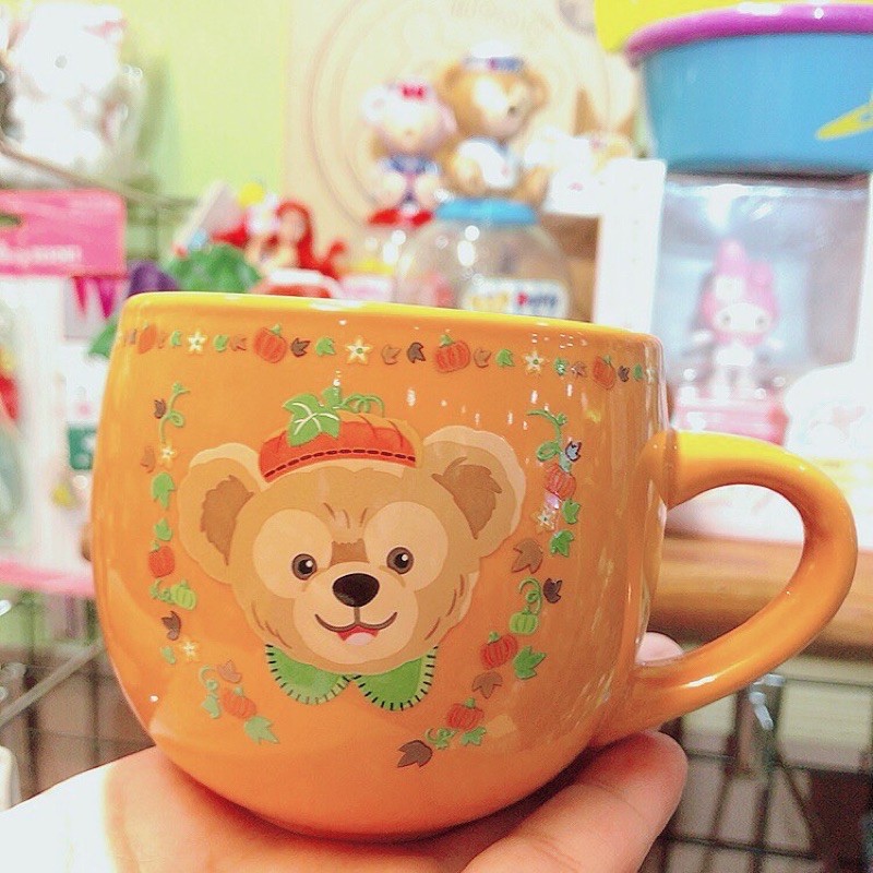 🇯🇵日本代購 Disney 海洋迪士尼園區限定 萬聖節限定🎃 南瓜達菲馬克杯 餐具 下午茶 杯子 咖啡杯