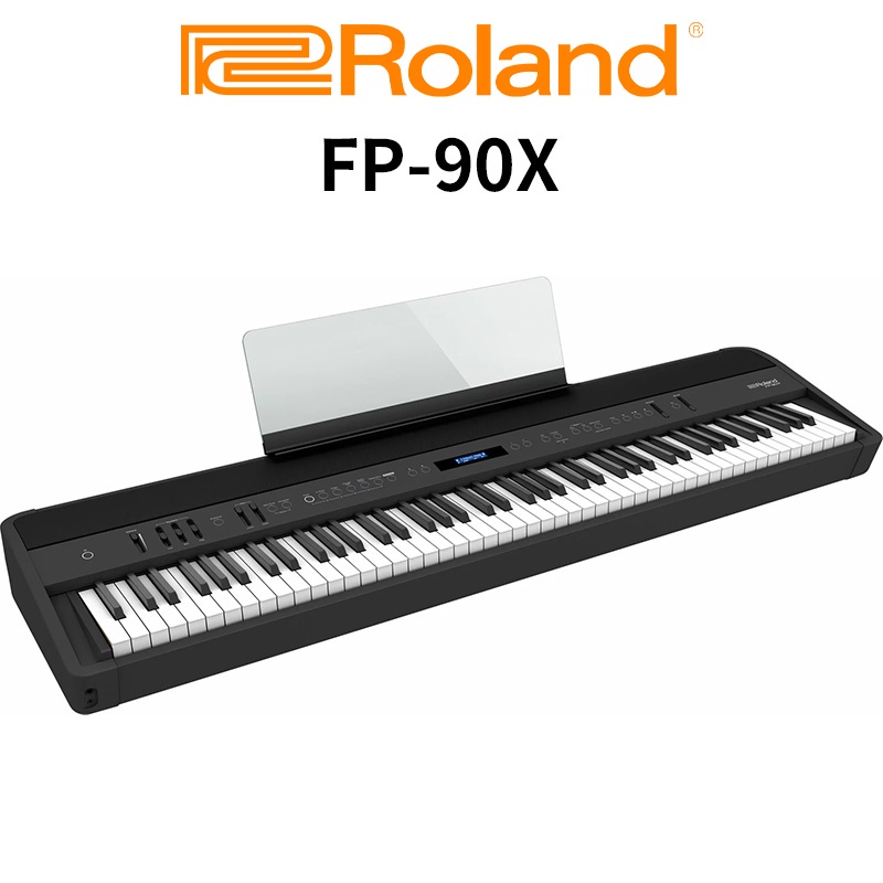 Roland FP-90X 電鋼琴 FP 90X 黑色 88鍵 數位鋼琴【金聲樂器】