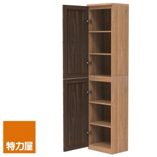 (組合) 特力屋 萊特 組合式書櫃 淺木櫃/淺木層板4入/深木門2入 40x30x174.2cm