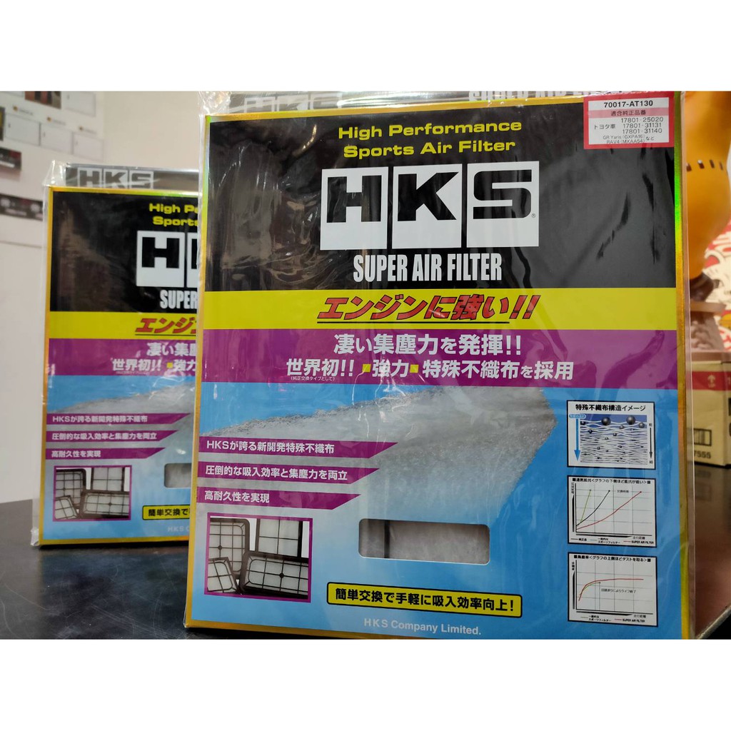 AT130 HKS高流量空濾 TOYOTA 5代RAV4汽油 8代Camry汽油 - 激安333