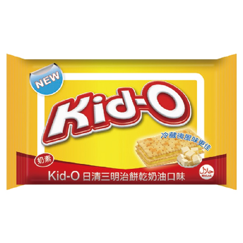 Kid-O 日清三明治餅乾(奶油口味) 340g【家樂福】