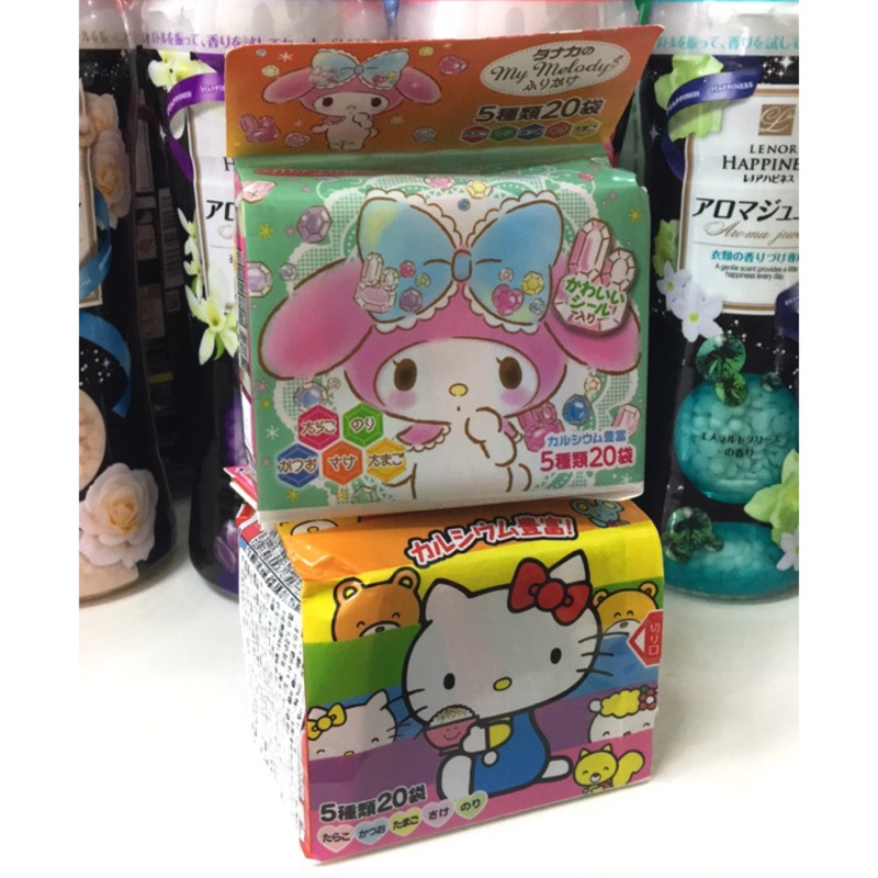 日本 丸美屋 Hello Kitty 美樂蒂 香鬆飯友