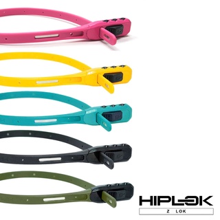 單車世界~HIPLOK ZLOK COMBO 密碼束帶鎖『單條』／多款顏色／三位數鎖可重置／可重複使用／尼龍包不鏽鋼