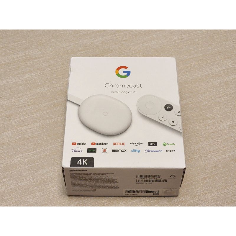 🔥 全新 Chromecast with Google TV 第4代 ★四代 串流媒體播放器｜電視棒