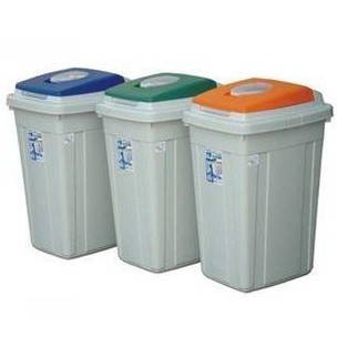 (3入) 聯府 KEYWAY 日式分類附蓋垃圾桶 3色 收納桶/置物桶 CL95
