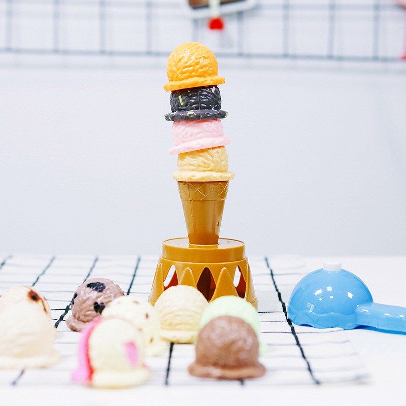 冰淇淋塔疊疊樂萬年不敗經典玩具 冰淇淋疊疊樂🍦