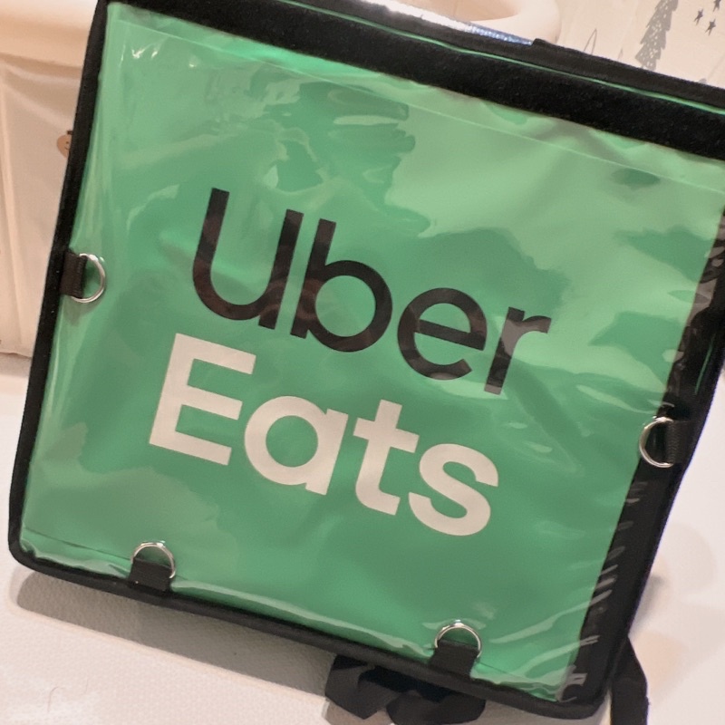 全新/Uber Eats 經典保溫袋(綠)/原廠正版/全新未使用/900含運/馬上出貨🐎/可手提後揹/外送/大箱/優食