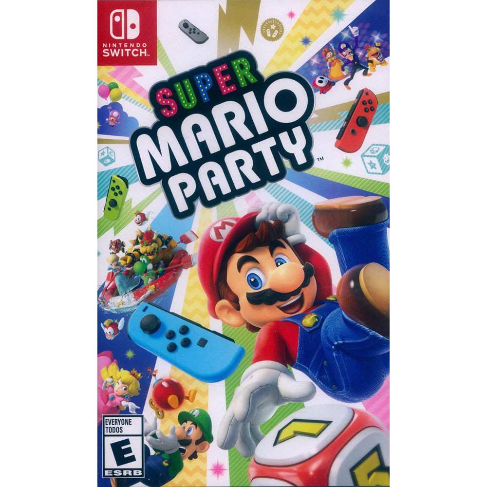 NS SWITCH 超級瑪利歐派對 中文美版 Super Mario Party 瑪莉歐  瑪麗歐 馬力歐 瑪俐歐派對