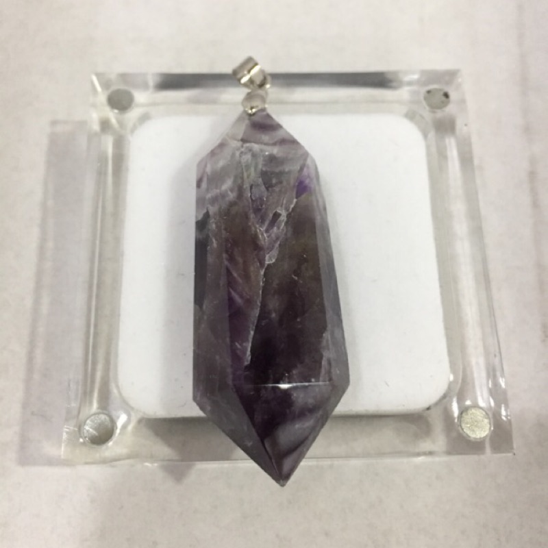 夢幻紫水晶墜子（ 長：10.4公分）（寬：1公分） 紫水晶