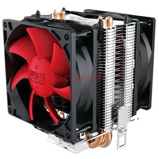 超頻3紅海MINI增強版 雙風扇AMD Intel 熱管CPU散熱器