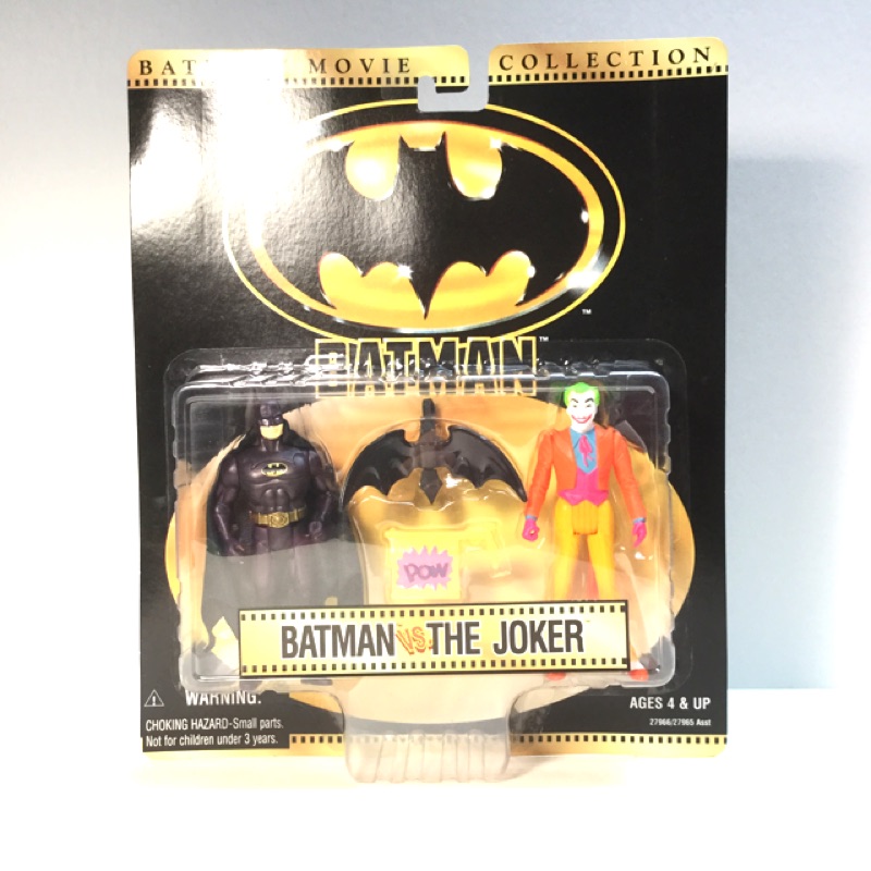 1997 kenner 蝙蝠俠 與 小丑 （全新未拆）batman&amp;joker