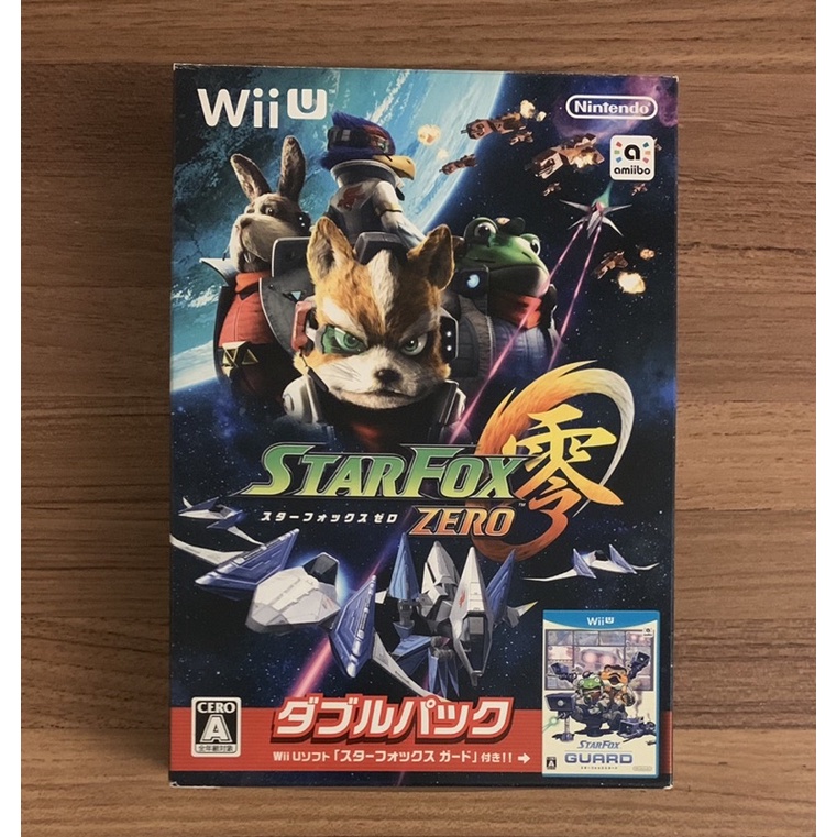 WiiU Wii U 星戰火狐 Star Fox 零 警備員 雙重包 正版遊戲片 原版光碟 純日版 二手片 任天堂