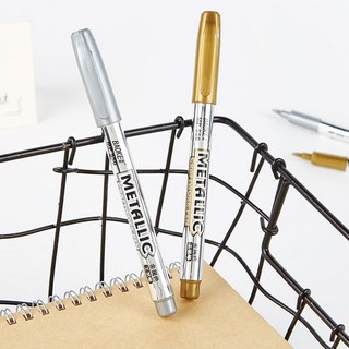 【縫紉王】MP550 水性油漆筆（金色 銀色）金屬油漆筆 水性記號筆 塗鴉 金銀兩色 奇異筆 金筆 銀筆 水性筆 金屬筆