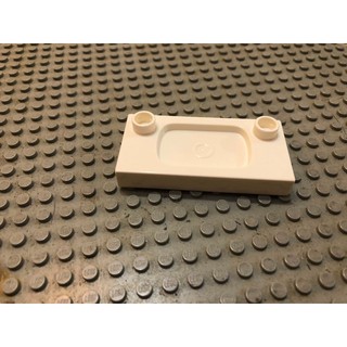 【點點小豆】LEGO 樂高積木 duplo 得寶 2x4 白色 流理臺 洗手檯 配件 磚片 全新 一個！