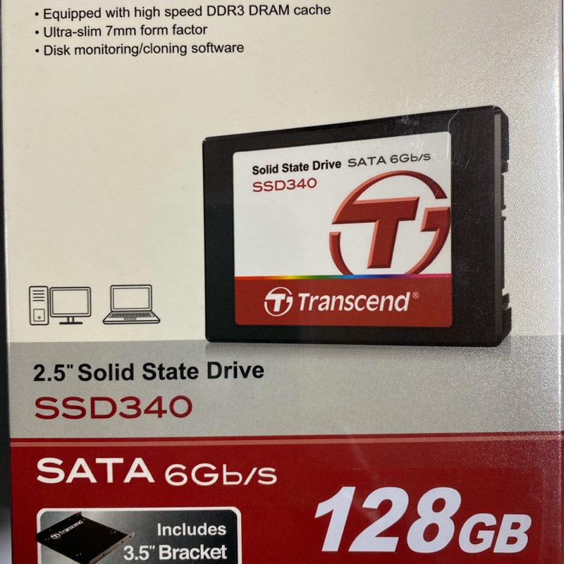 Transcend 創見 SSD340 128GB 2.5吋 固態硬碟