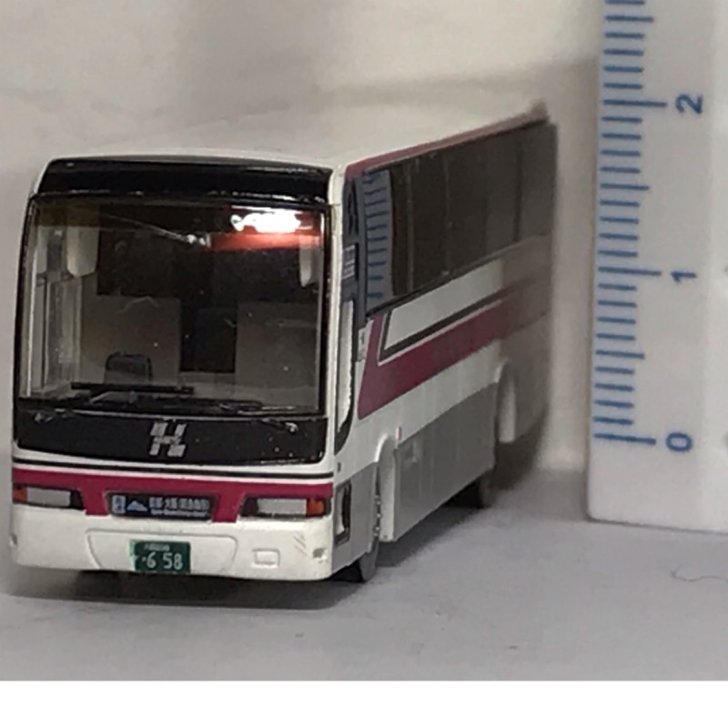 #1784  汽車模型 巴士模型 遊覽車模型 高速巴士模型 塑膠材質 （無盒）「櫻田門 」日本帶回