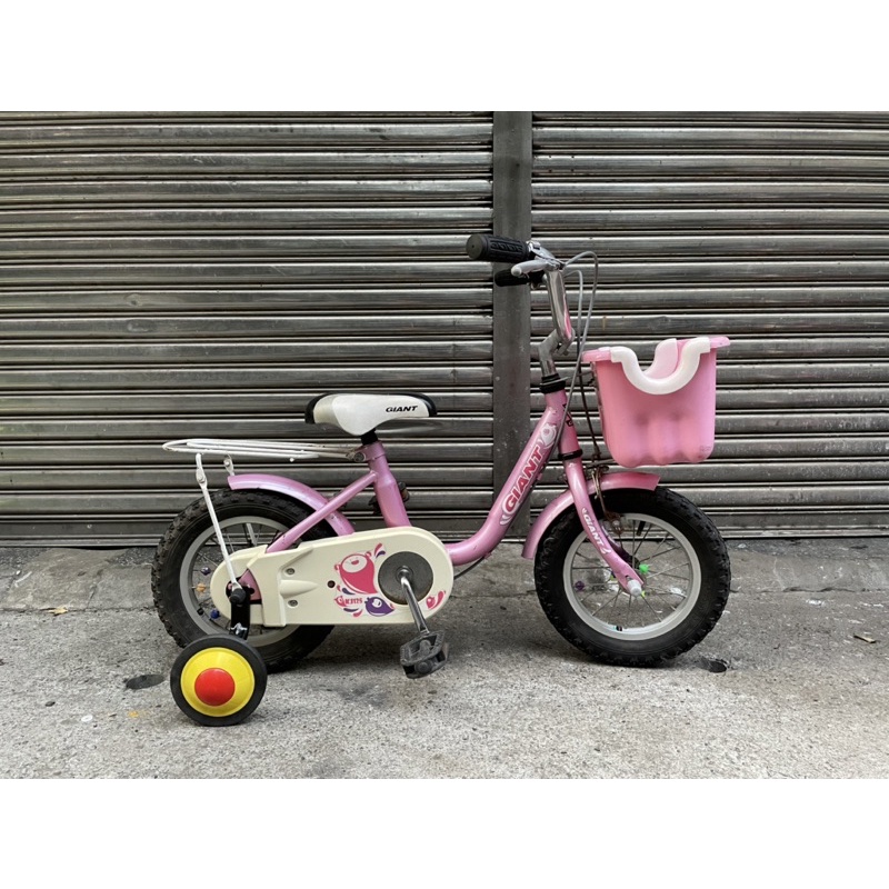 出清/限面交-🔥Giant 捷安特 KJ125 12吋腳踏車 二手兒童車 中古兒童自行車 粉紅色 💓 原價$2980