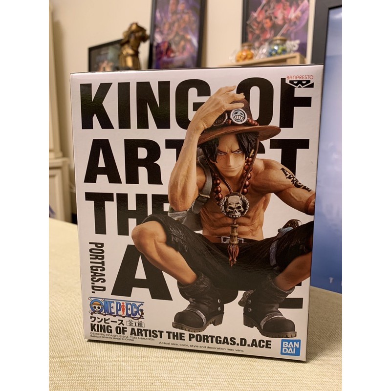 全新現貨代理蹲姿艾斯 海賊王 KING OF ARTIST  藝術王者 ACE