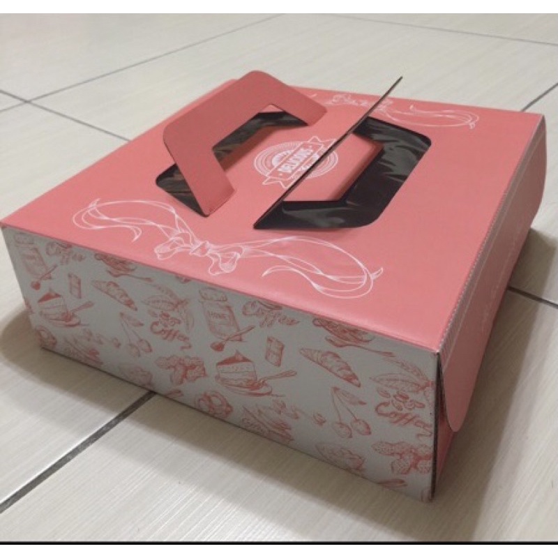 【i❤️Bake】手提塔盒 蛋糕盒 8吋 9吋（盒+底拖）