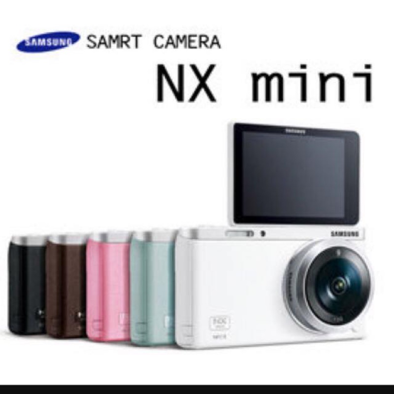 二手）Samsung NX-mini 定焦組 薄荷綠 大全套配件 三星 微單眼相機 自拍神器 美顏