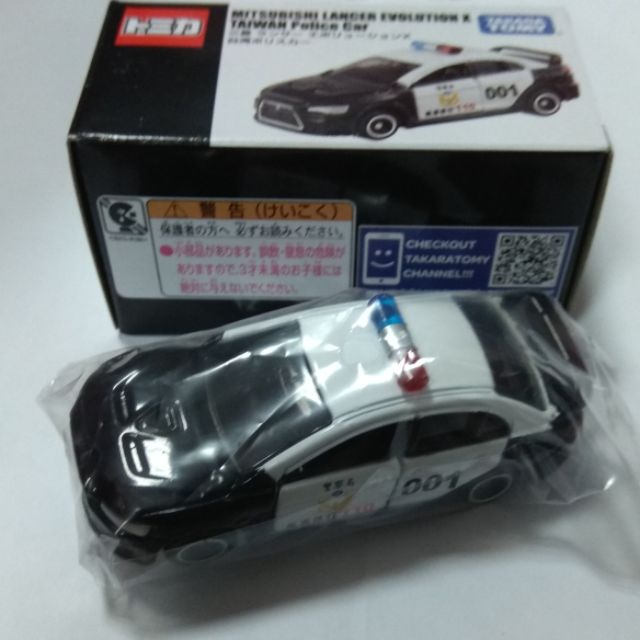 全新 Tomica 台灣警車 三菱 EVOLUTION X TAIWAN POLICE CAR 警察車 警車 人偶 警察