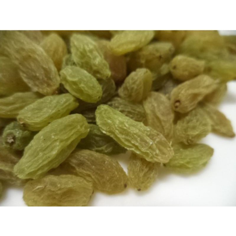 【野果集工坊】新疆青堤子2斤經濟包，吐魯番綠色葡萄乾，味道清甜，乾鬆不黏手，100%無添加