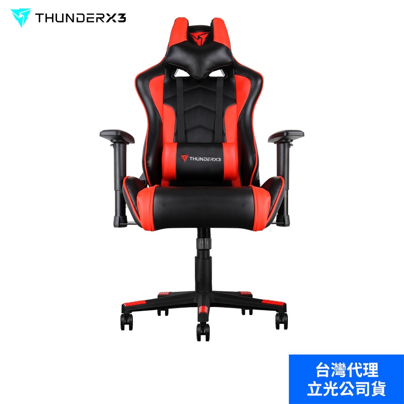 ThunderX3 by Aerocool TGC22 競速超跑電競賽車椅 (黑紅色)