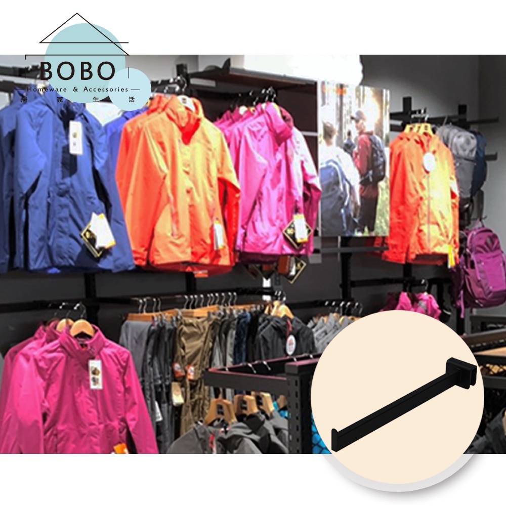 現貨 正掛方管掛勾卡方管掛勾掛鉤服飾店商場百貨方管服裝店展示掛鉤多功能掛勾配件 蝦皮購物