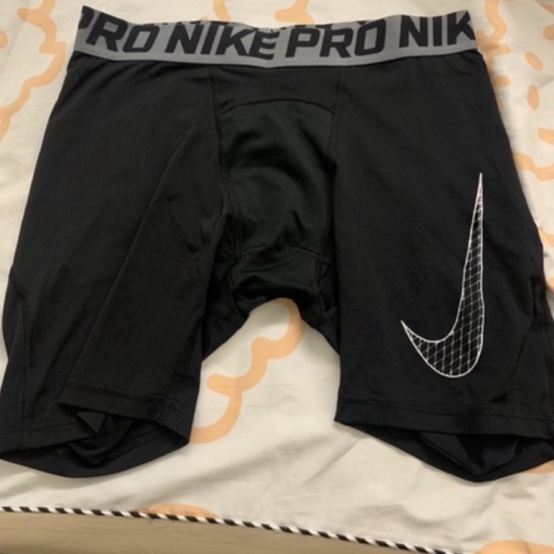 Nike pro 短束褲 緊身褲 黑色 束褲 男生S 童XL