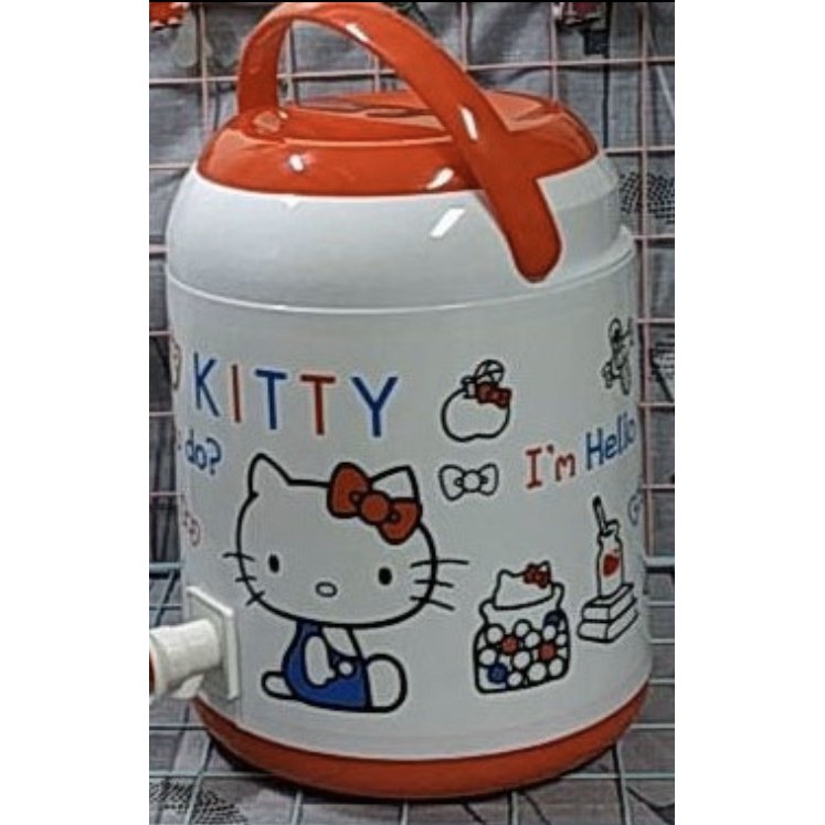 三麗鷗 Hello Kitty 3公升保冷溫水桶 容量3L 冰桶外箱尺寸19*21*26 台灣製造 - 現貨