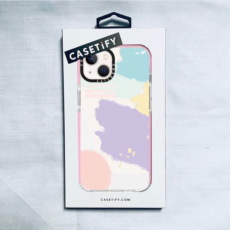 Casetify X 毛筆劃彩粉邊手機殼 IPhone 13 12 11 Pro MAX Mini XS MAX XR