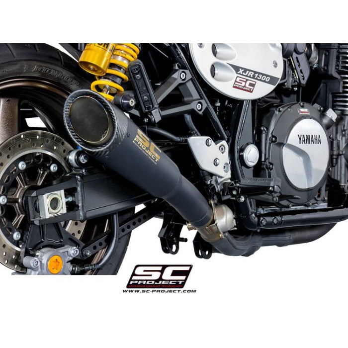 Sc 現貨 Yamaha Xjr1300 Xjr 1300 Racer 黑鋼中尾段管s1系列15 17 蝦皮購物